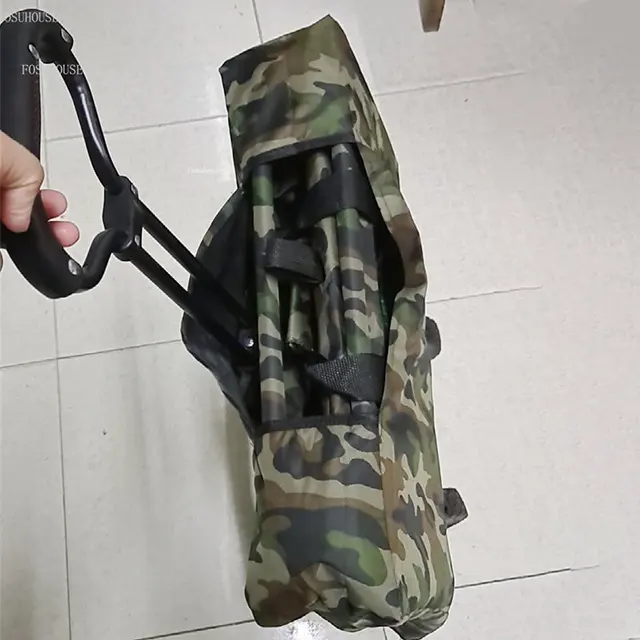 Kültéri Kerti Kocsik Kemping Kocsi Összecsukható Kerekekkel Tároló Horgász Lakóautó Élelmiszerbolt Piknik Bevásárló - Image 6