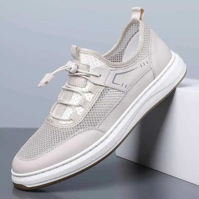 New Summer Breathable Hollow out Sporty Casual Shoes Men's Work Travel Comfortable Versatile Clog Shoes Men's Loafers