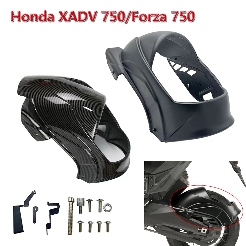 Motorrad Schmutzfänger Für Honda ADV350 - Schwarz ABS Kotflügel 2021-2025