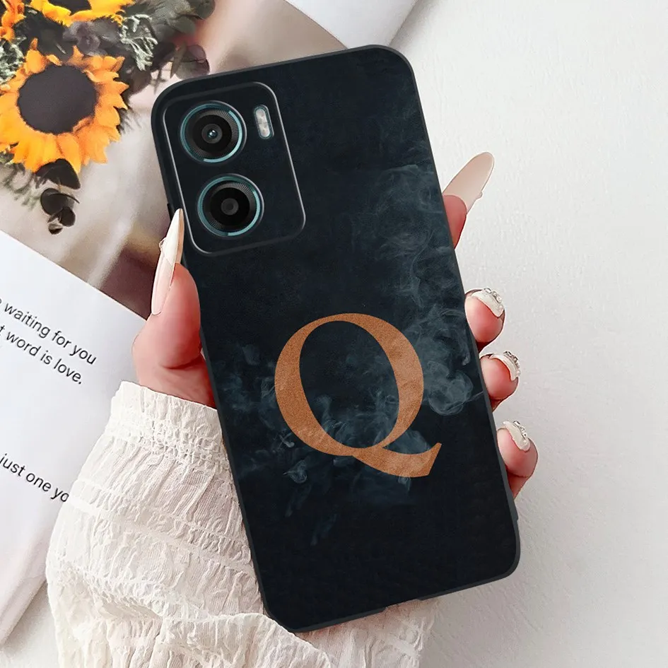 Floral Shockproof Bumper Case with Fashion Lettering