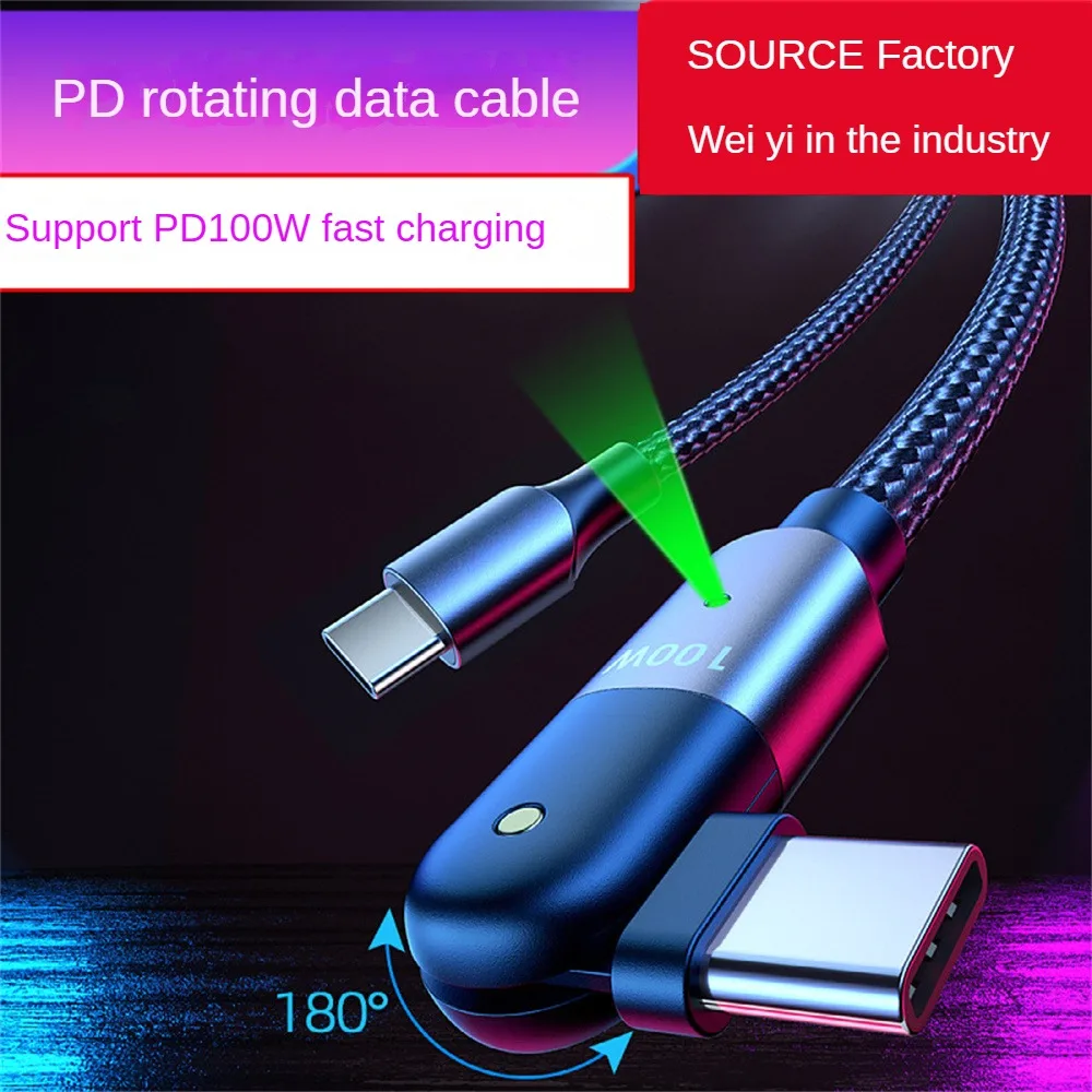 Tkey USB C타입 자석 어댑터, 고속 충전, Mi 9 Redmi용, 120W