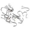 20Pcs Pegboard Hooks Stainless Steel Hooks Grid Wall Mesh Retail Display Shop Peg Goods Shelf Panel Pegboard Hooks 1