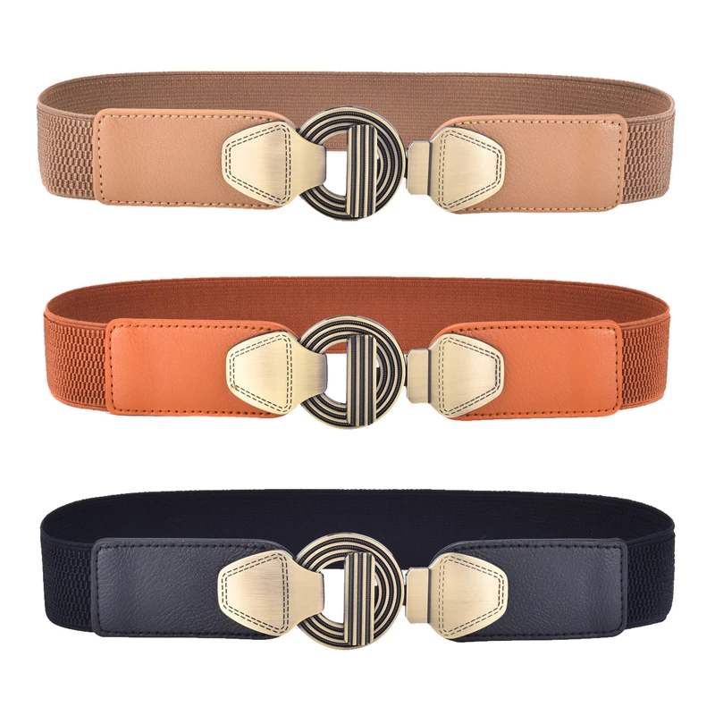Waistband Elastic Belts For Ladies Women's Elastic Stretch Cinch