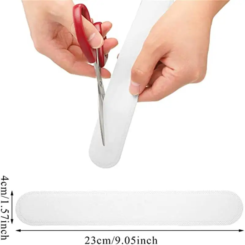 10Pcs Disposable Hat Anti Sweat Pads Invisible Anti-dirty Sweat Baseball Cap Absorbing Stickers Strip Cap Stick Liner Pads