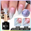CNails No Wipe Gel Top Coat Glitter Solid Topcoat Matte Nude Top Coat Auroral Varnish Soak Off Flake UV Gel Polish Nail Art 8ml 6