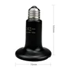 Ceramic Emitter Heat Lamp Bulb Pet Heating Light Bulb Infrared Black for Ceramic Heate Reptile Animals Heater Brooder Chocadeira 2