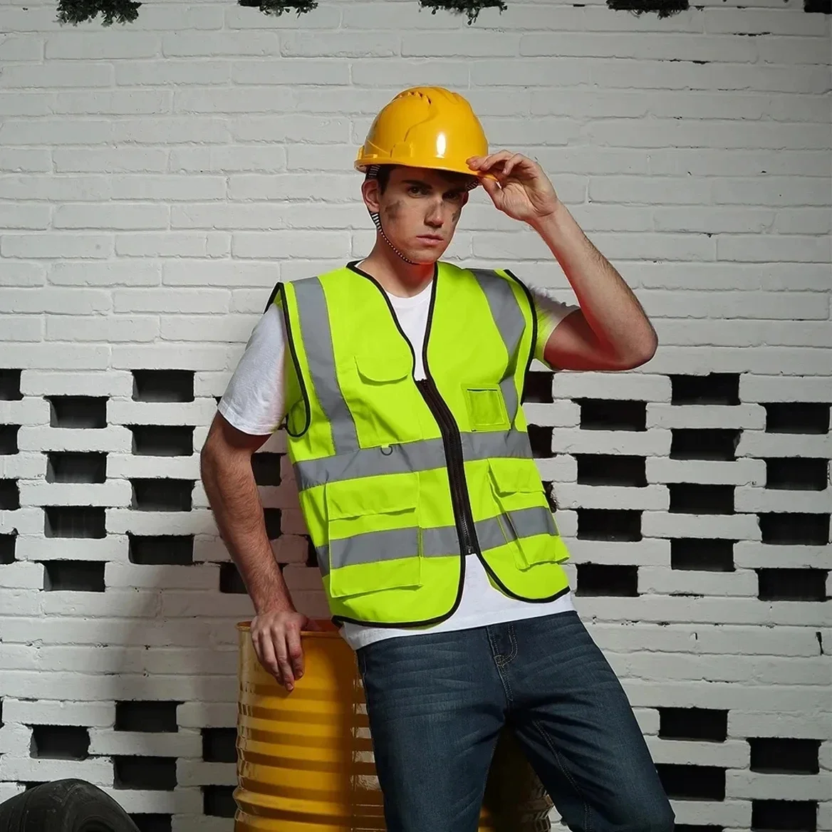 High Visibility Reflective Safety Vest Personalized Multiple Pockets Night Riding And Construction Workers Safety Work Clothes for reflective vest safety vest high visibility vest