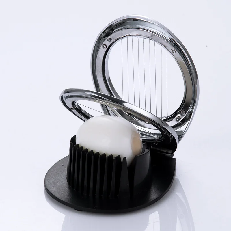 2 Modes Egg Strawberry Cutter High Hardness Rust-proof Uniform Thickness Ergonomic Handle 2 in 1 Egg Cutter Kitchen Gadget