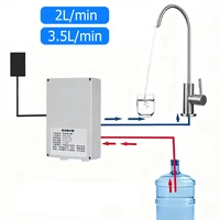 Pompe à eau électrique pour robinet 12V 2L/min 3.5L/min, pompe d'aspiration automatique pour camping-car, bateau, caravane, pompe à eau électrique pour cuisine 1