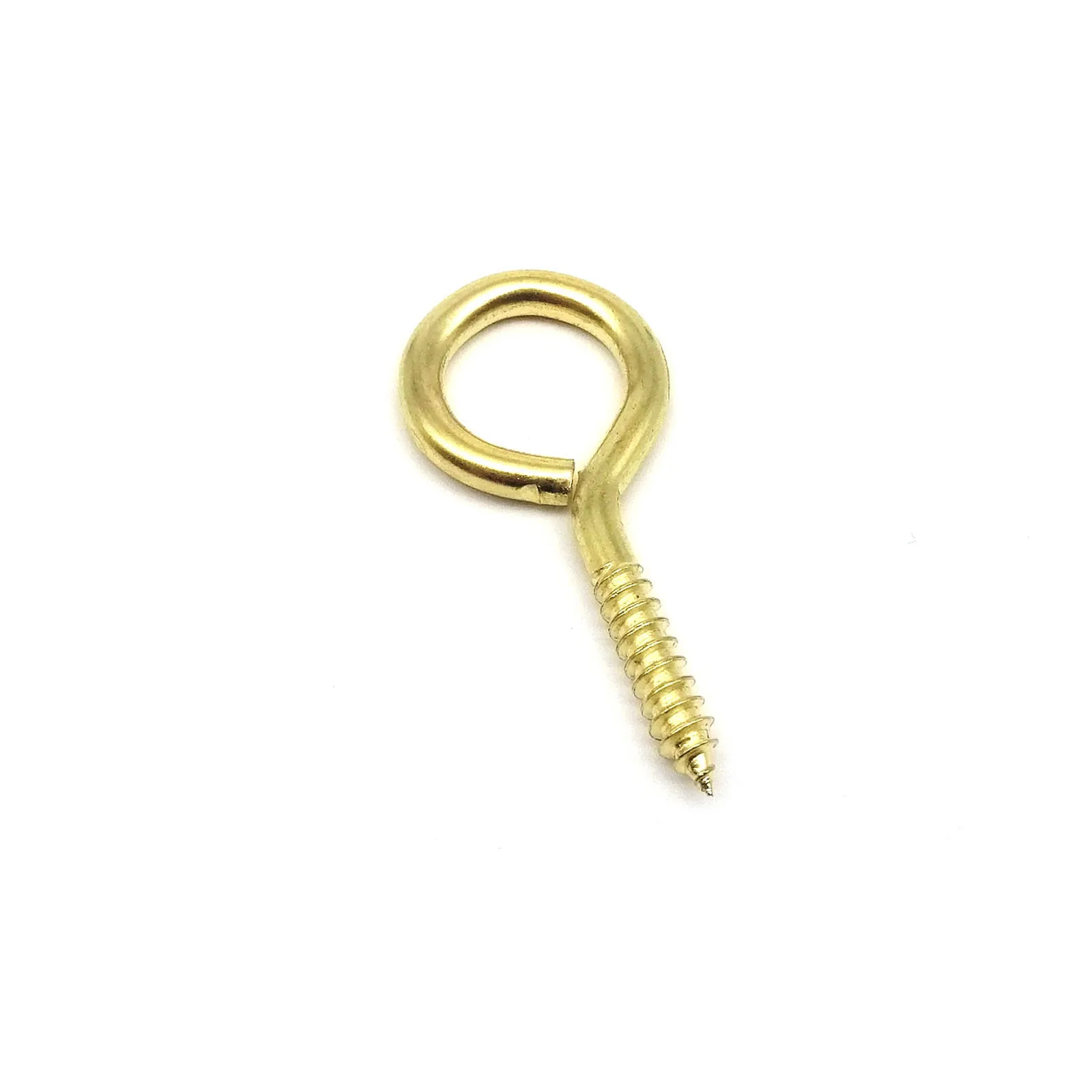 Gold Eye Bolt Screw-in Hooks