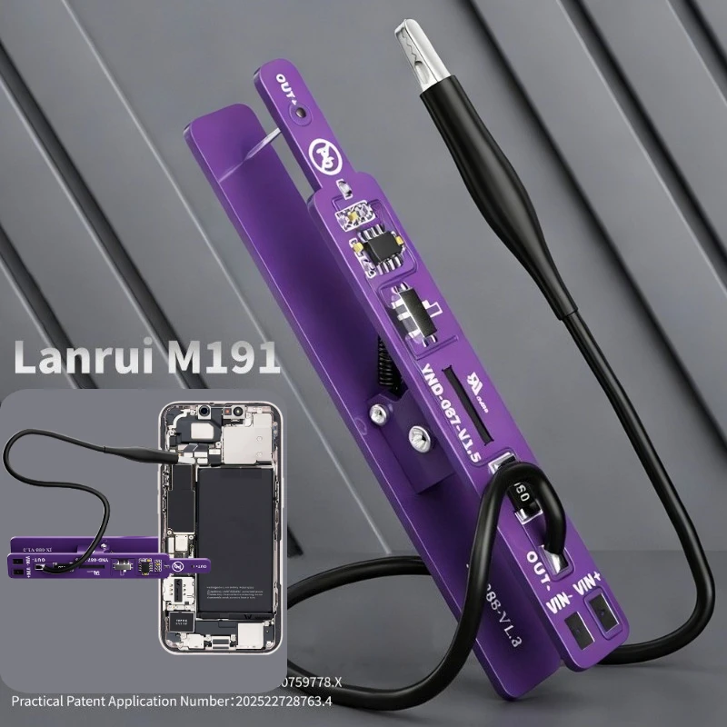 Lanrui M191 범용 스위치 클립 전원 켜기 도구 듀얼 모드 감지 전류 테스터..