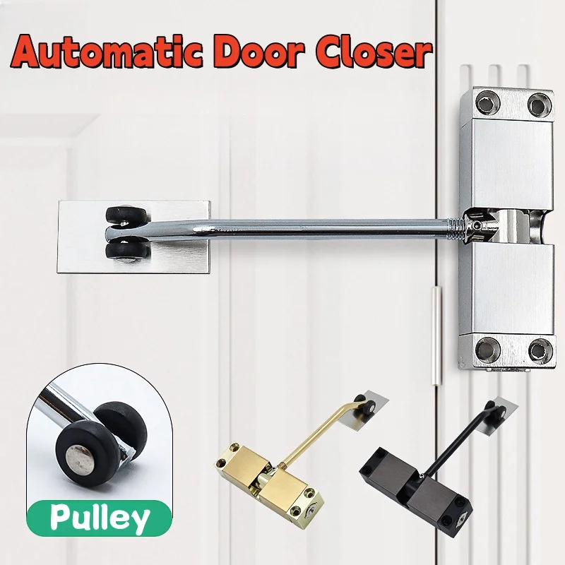 Door Closer Safety Automatic Spring Adjustable