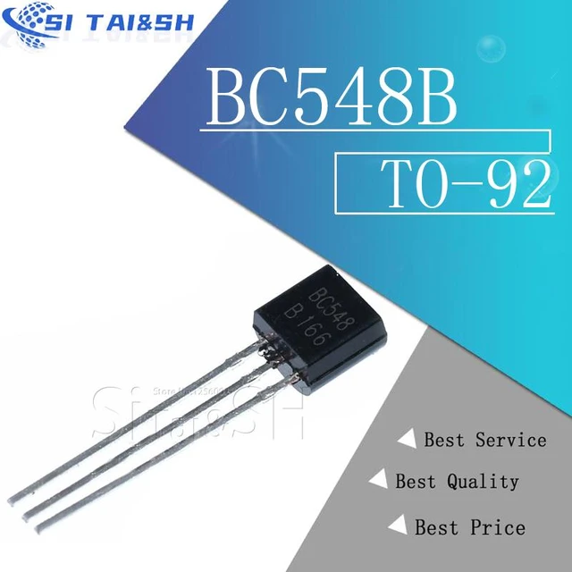 BC548 Transistor Pinout, Equivalent, Working As, 46 OFF