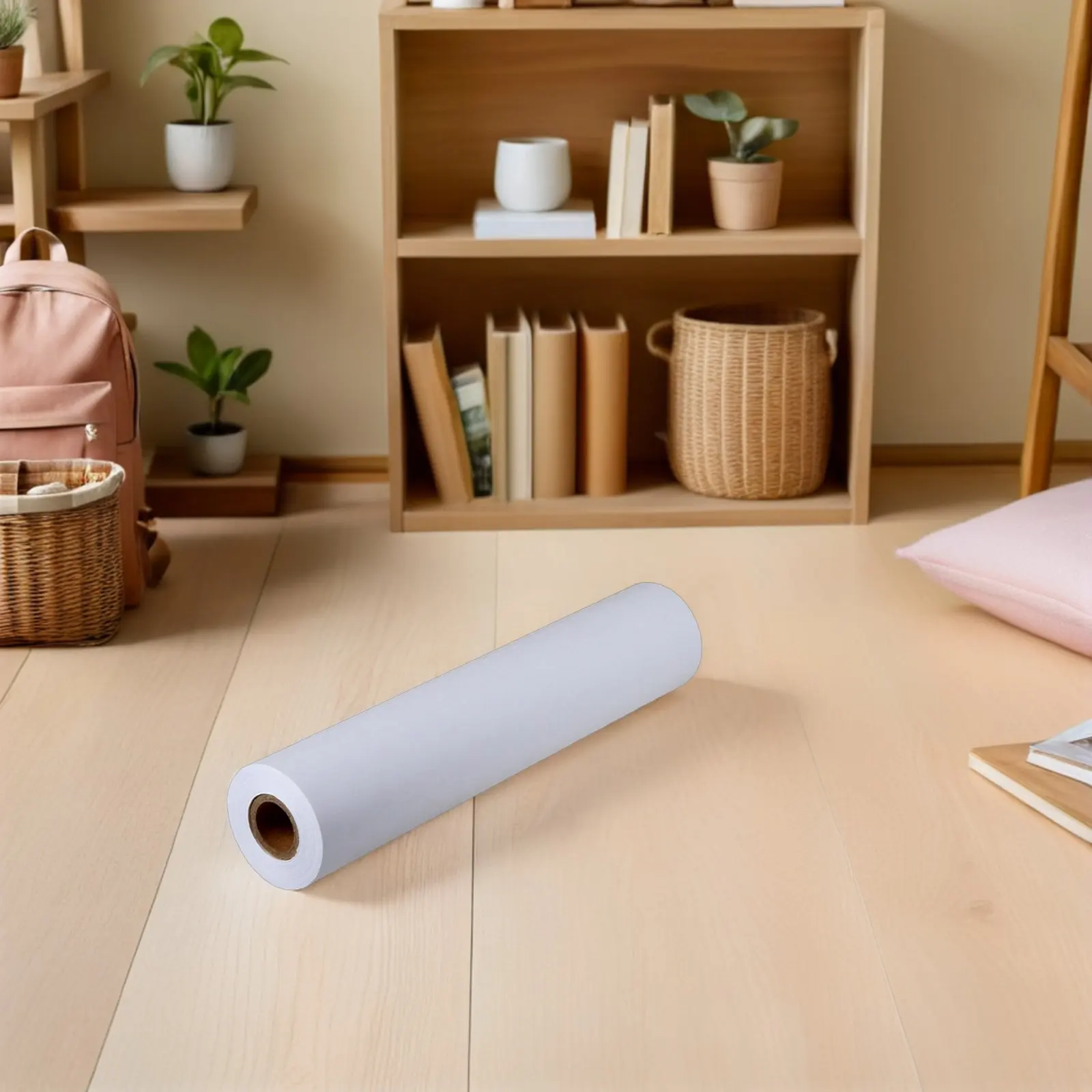 2Pcs 드로잉 종이 롤 페인팅 종이 롤 수채화 스케치 아트 드로잉 용품을위한 흰색 두꺼운 부드러운 표면