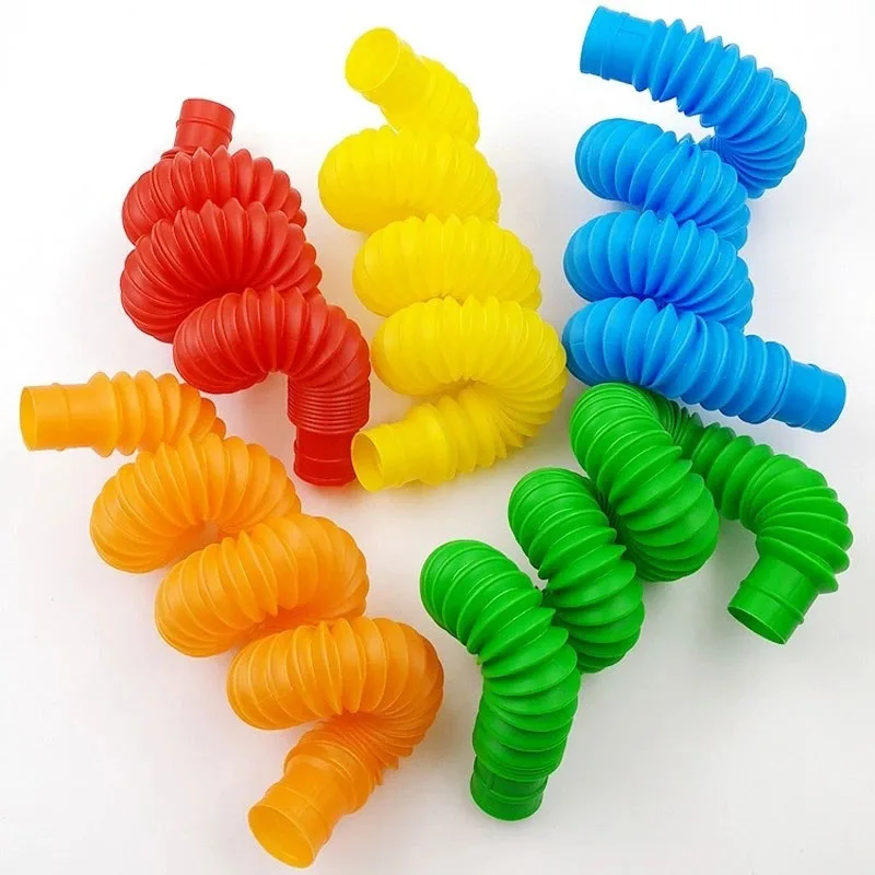 Unique XL Pop Tubes Sensory Toys Pack Adhd Autism Relief Stress Tubos Flexibles Juguetes Cadeau Anniversaire Invit&eacute; Enfants