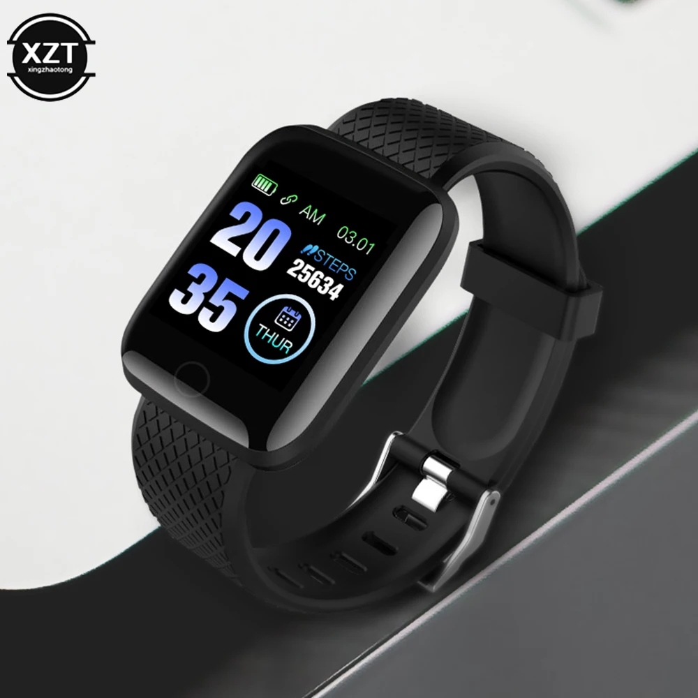 116 Plus Smart Watch D13 Smart Bracelet Waterproof Sports Fitness Tracker Pedometer Reminder Android Smartwatch for Men Women
