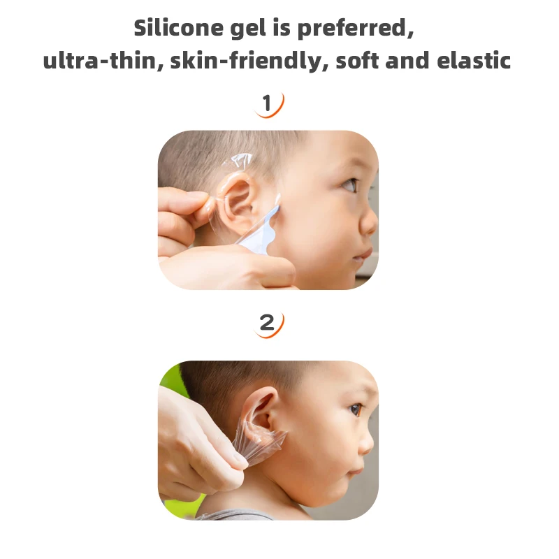 Baby Waterproof Ear Stickers r Swimming Cover Caps Ear Care Paste Salon Hairdressing Dye Protection Shower Tool 60pcs