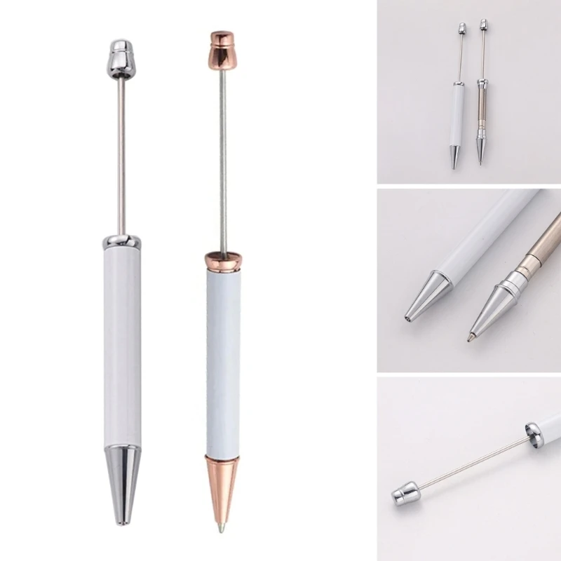 Beaded Ballpoint Pen for Heat Transfer, Sublimation Pens Blank, Heat Transfer Pen for Full Printing Ballpoint Pen