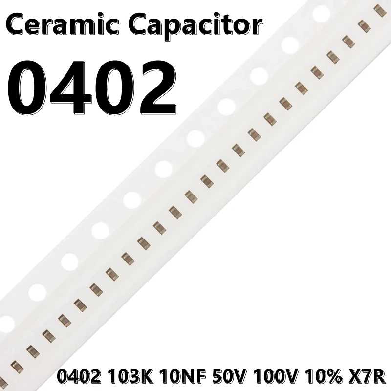 

(100 шт.) 0402 103K 10NF 50V 100V 10% X7R 1005 SMD керамические конденсаторы