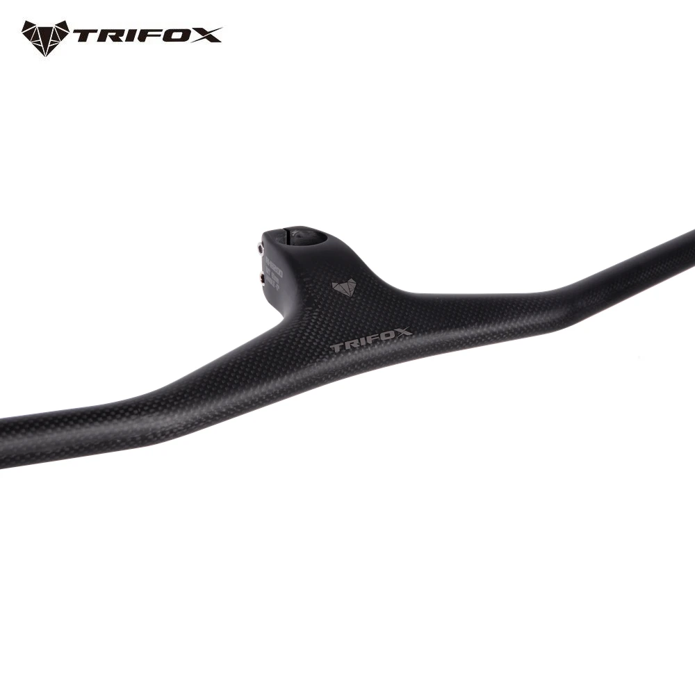 Guidon VTT Tout Carbone Intégré 740 Mm Avec Tige 70/80/90 Mm – Neuf