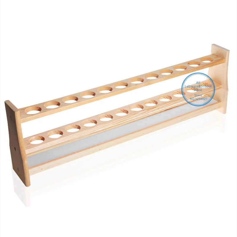 Wooden Test Tube Rack 6 and 12 Holes 10ml 25ml 50ml 100ml wooden test tube rack