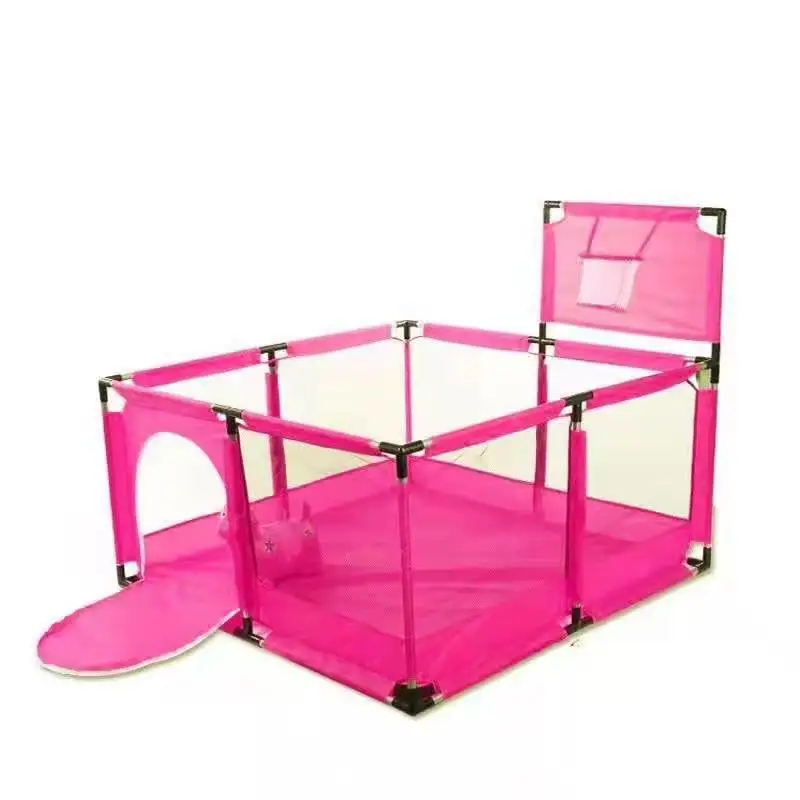 

126*126cm metal and 210d Oxford cloth Material children's baby playpens indoor and outdoor 3KG portable kids fence E0128