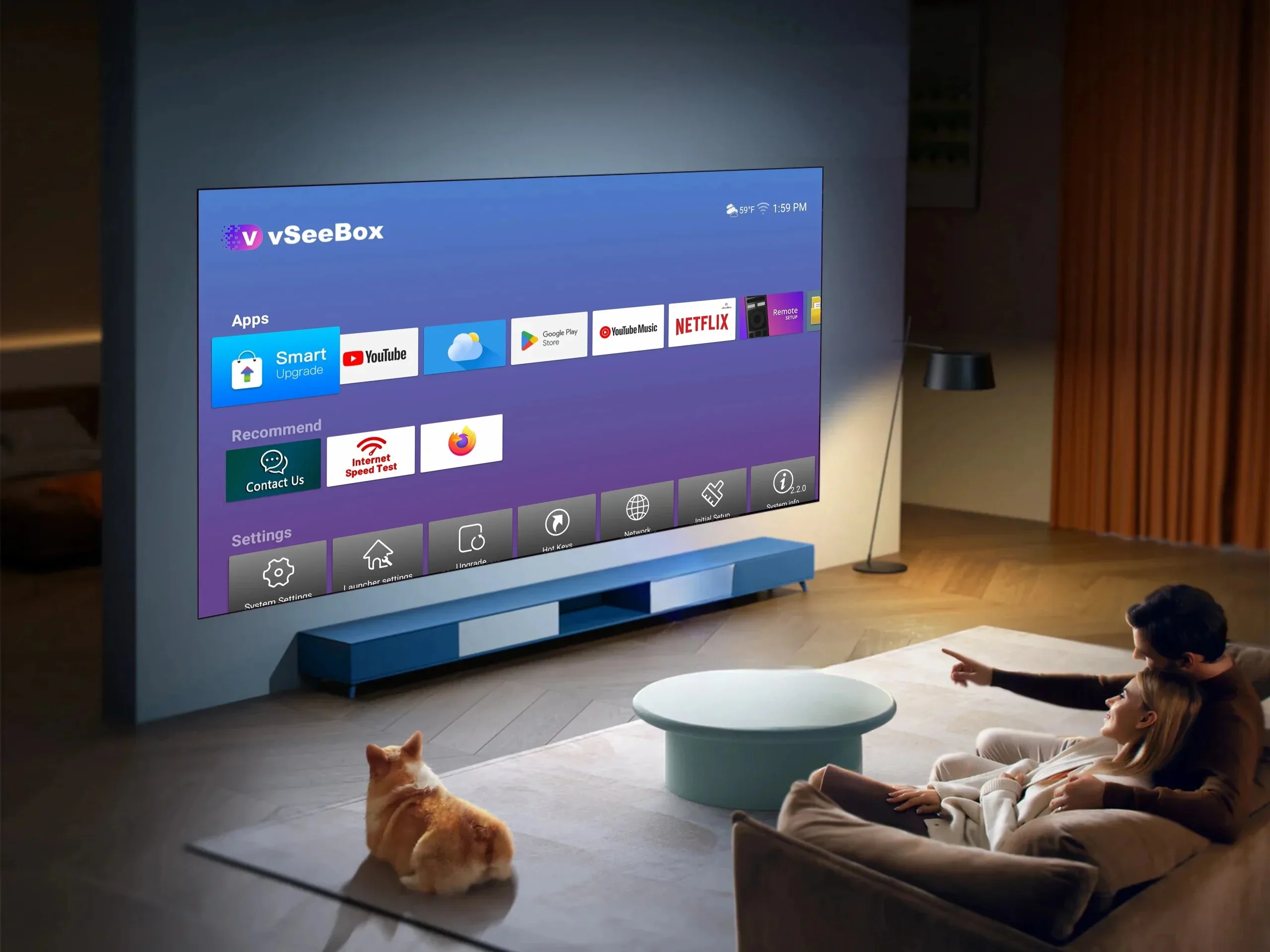 vSeeBox V6 Plus 64GB 8K HD Officially Authorized Voice Control