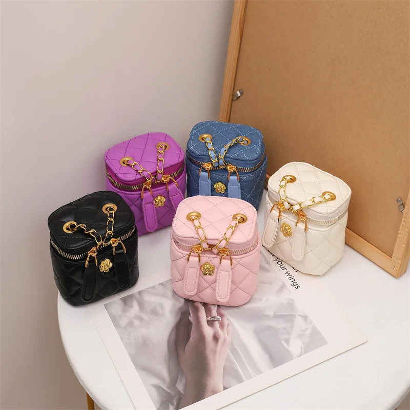 New Mini Lingge Chain Small Bag Women's Fashion One Shoulder