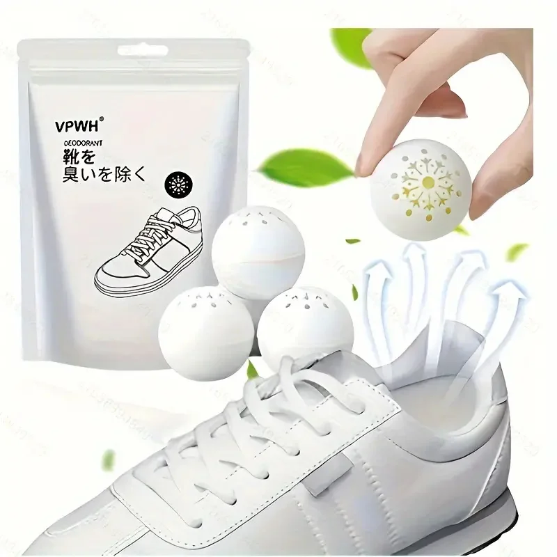 6/18/30pcs Sneaker Deodorizer Balls Multifunction Lavender Scent Freshener Ball Remove Shoe Odor Closet Toilet Car Deodorization