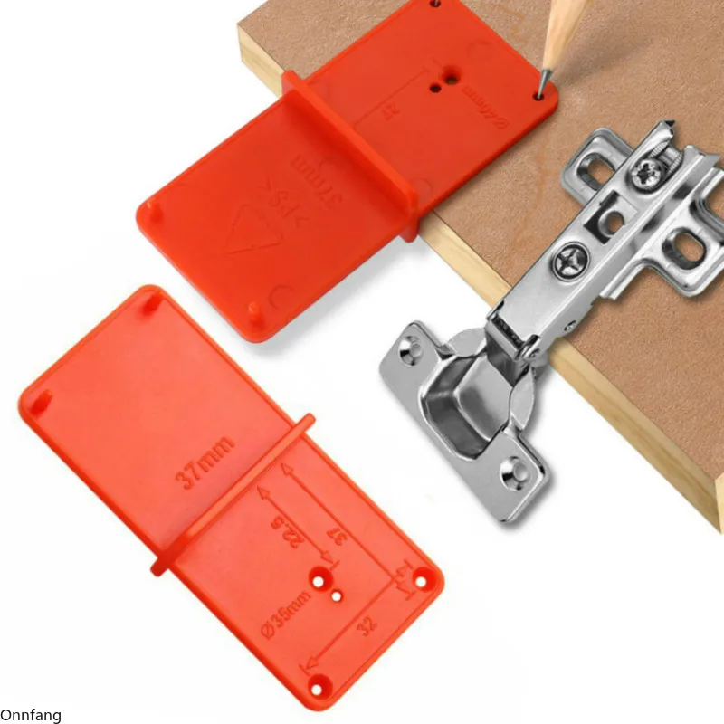 Hinge Hole Drilling Guide 35mm 40mm Hing Installation Jig Door