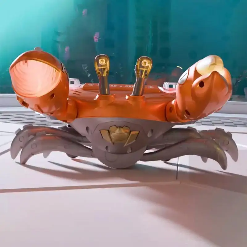 Crawling Kid Toy Educational Moving Dancing Crawl Crab Toy Learning And Educational Crawl Toys With Music LED Light For Kids 3