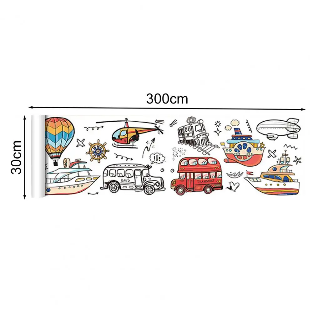 Kids Coloring Tablecloth Animal-themed Children's Graffiti Scroll Coloring Poster for Parent-child Activities Colorfast for Kids