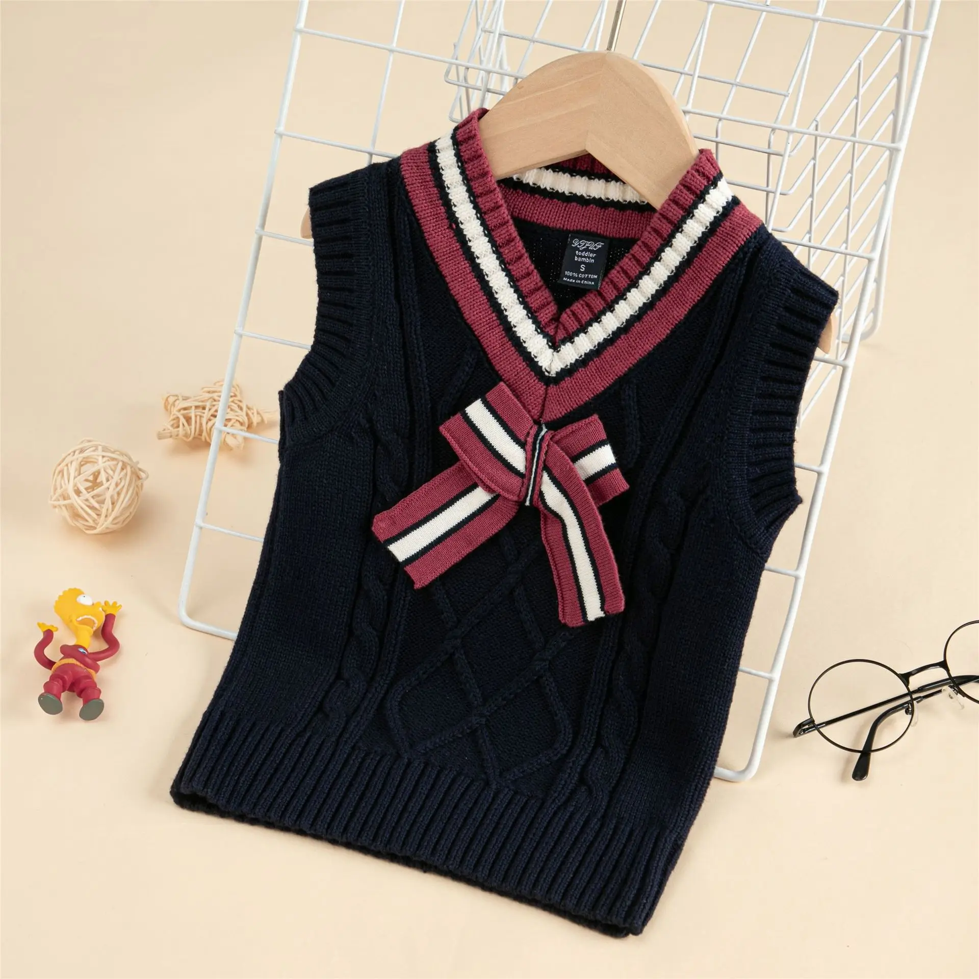 0-4yrs Bow Purple Baby Sweaters for Girls & Boys Unisex Navy Blue Knited Infant Sweaters 1 2 3 4 Years Old Baby Clothes 225445