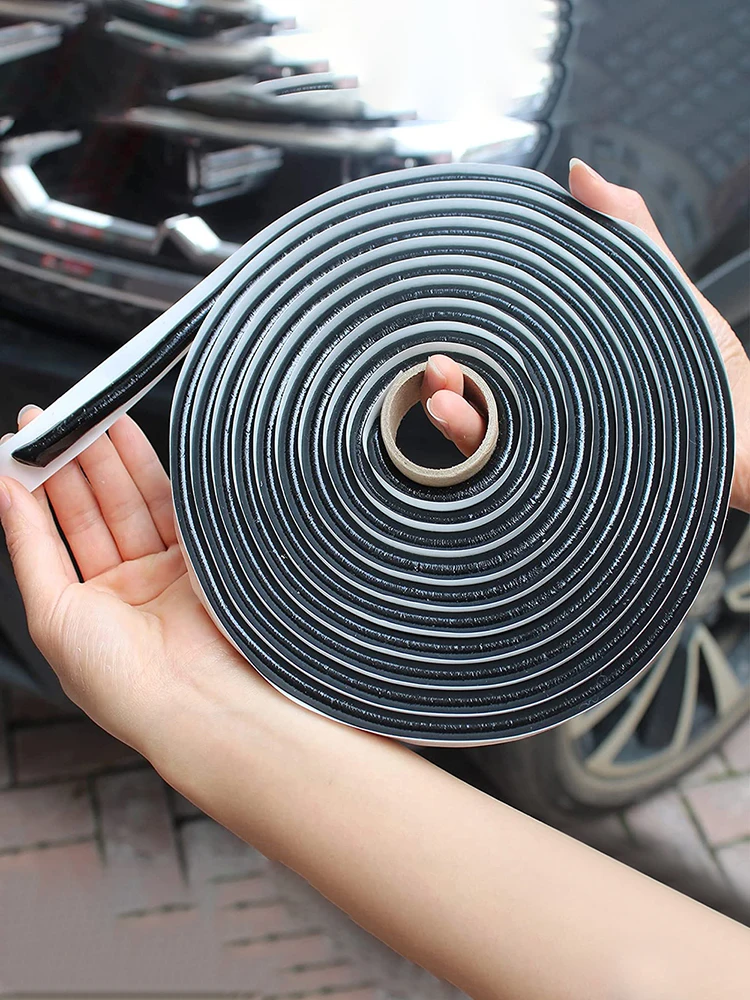 4m Butyl Rubber Glue Headlight Sealant Retrofit Waterproof Black Tape Sealant Glue for RV Car Headlamps Window Door Windshield 5