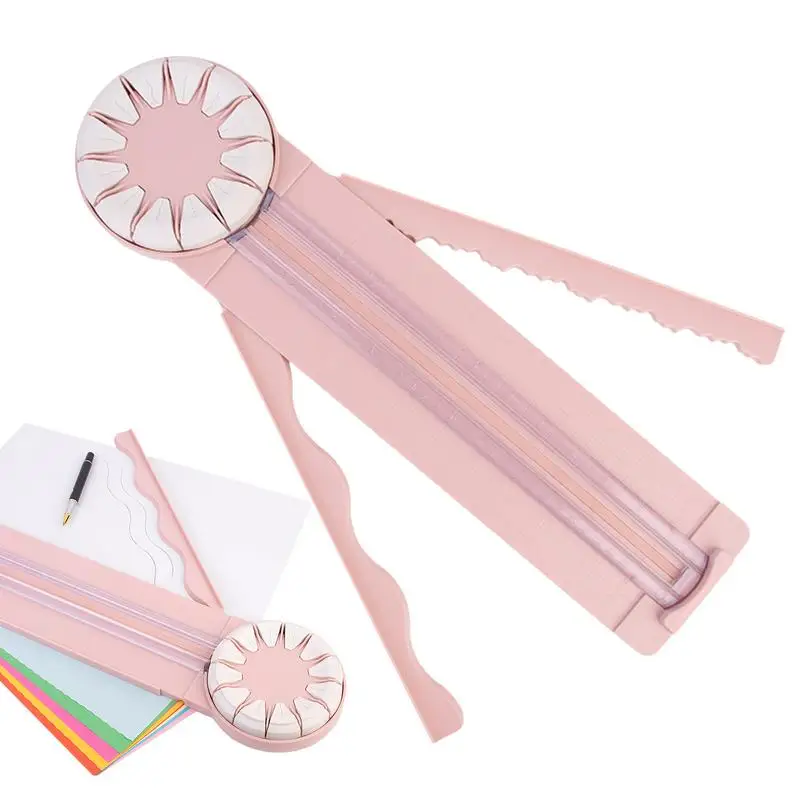 

Paper Cutters For Crafting 12 In 1 Card Cutter Trimmers Zig Cutting Tool Decorative Wave Edges Cutting Tool Multifunctional