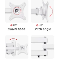 Retractable Universal TV Mounts Wall Mount Bracket Load Up to 15KG For 14 to 37 inches LCD Monitor TV Stand Expansion Bracket - Image 5