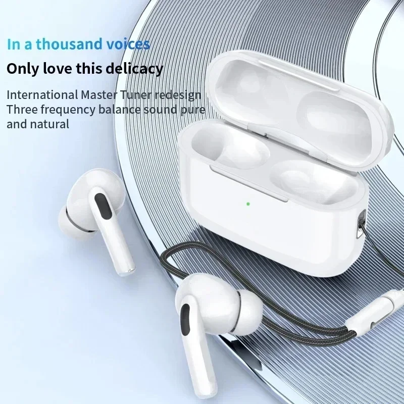 Air Pro True Wireless Bluetooth Earphones Headphones Bin Lanyard HiFi Sound Low Latency Noise Reduction Earbuds for IOS Android 3