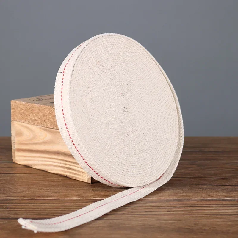 1Meter Strong Flat Cotton Wick Core for Kerosene Burner Stove Lighting Oil Lantern Oil Lamp Wick Roll Making DIY Accessory