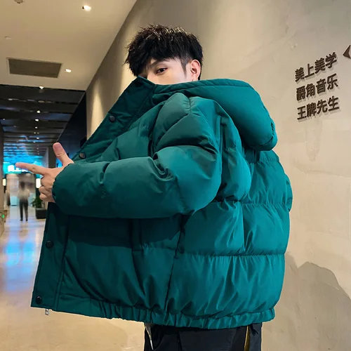 남성용 따뜻한 재킷 코트, 두꺼운 후드 파카, 턴 다운 칼라, 따뜻한 코트, 패션 스트리트웨어, 3XL, 겨울, 신상 5