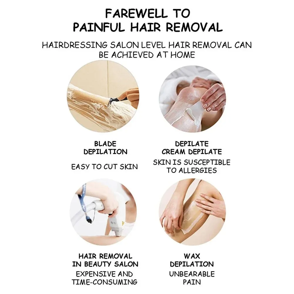 A painless hair removal device made of crystal glass for smooth body care.