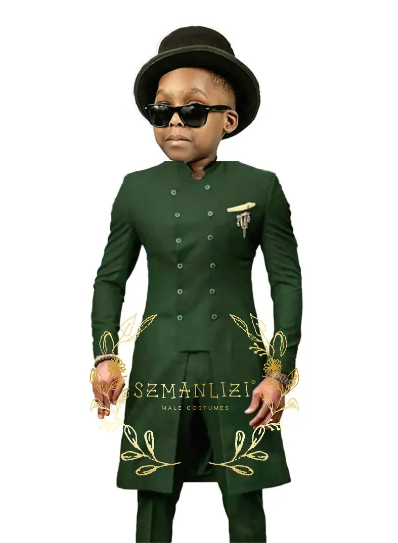 Boys Wedding Tuxedo 2 Piece Suit Child Formal Party Jacket Roupa Infantil Pra Menino Trajes Para Ni&ntilde;os Elegantes
