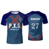 P.X.G Blue Lock Japanese Anime Jersey Football Uniform No.9 Rin Shidou Cosplay T Shirts Men's And Women's Casual Sports Tops 4