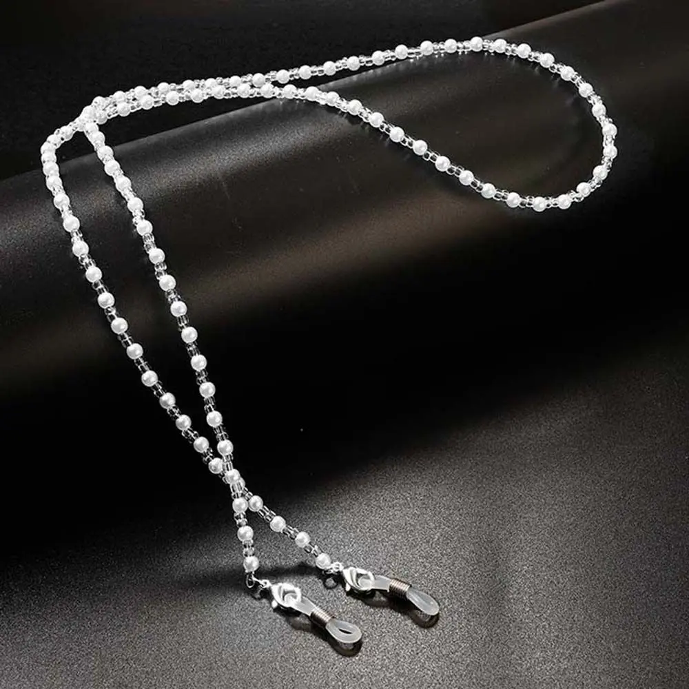 

Pearl Mask Lanyard Eeyglasses Rope Neck Strap String Crystal Spectacle Cord Mask Chains Beads Glasses Chain