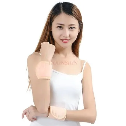 1pair Wrist warmer self-heating heat guilt fever moxibustion men's and women's wrist warmer traditional chinese medicine