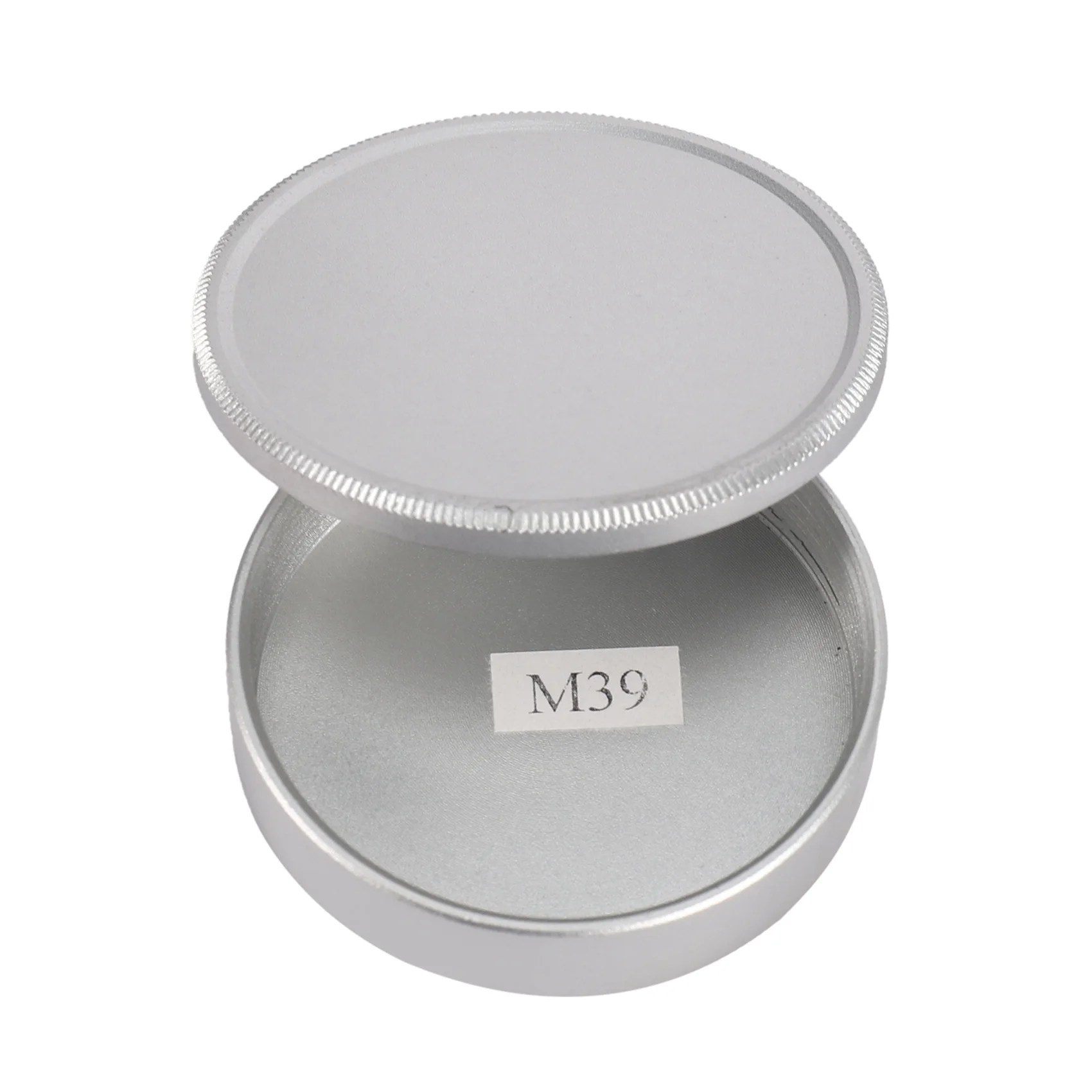 

Metal Body Cap And Lens Rear Cap Set For M39 Ltm Lsm Leica Screw Mount Mcm39S（Silver）