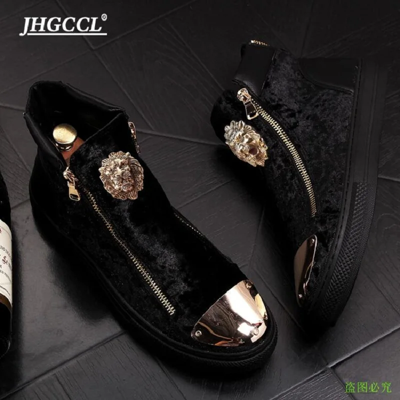 

RECOBA Shoes Sneakers Zip Flock Adult Loafers Casual Anti Odor Non Leather Casual Shoes Sneaker At a Loss