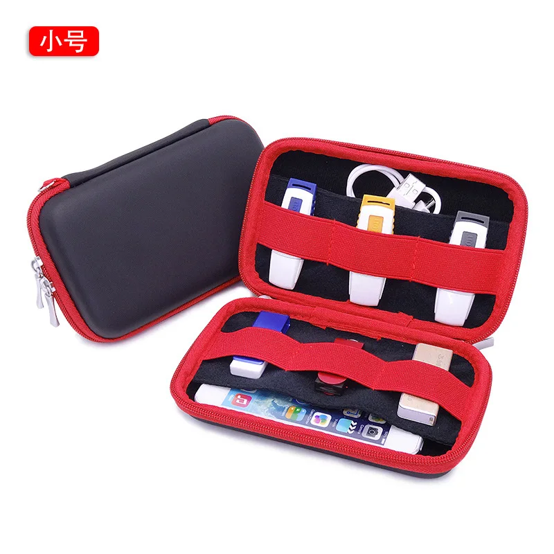 Compact External Hard Drive & Accessories Organizer Case
