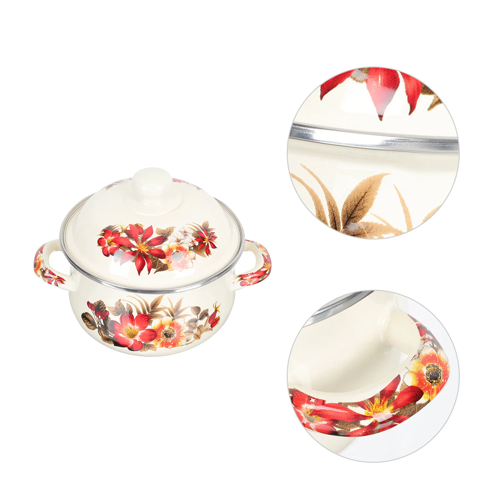 

Amphora Enamel Pot Stew Kitchen Supplies Cooking Utensils Practical Household Kitchenware
