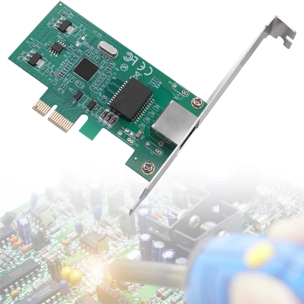 기가비트 PCI-E 네트워크 카드, 데스크탑 PC용 PCL-E 기가비트 LAN 카드, RJ45 LAN 컨트롤러, 1000Mbps, 10 m, 100 m, 1000m