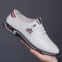 Men's Versatile Casual Shoes Soft Bottom Lightweight Anti-slip Comfortable Fit round Toe Rubber Outsole Non-slip Leisure Footwea